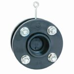 Клапан обратный ПВХ д. 50 с фланцами язычковый (2730050) CH