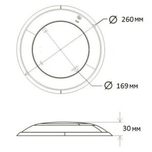 Прожектор светодиодный Aquaviva LED001B (HT201S) 546LED (36 Вт) NW White стальной + закладная