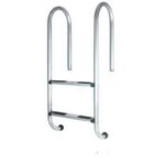 Лестница нерж. Kripsol ELSE, 2 нерж. ступ. (узкий борт)