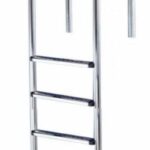Лестница нерж. Kripsol ELSE, 4 нерж. ступ. (узкий борт)