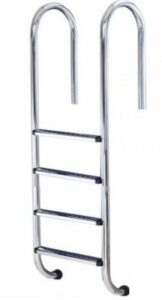 Лестница нерж. Kripsol ELSE, 4 нерж. ступ. (узкий борт)