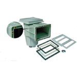 Скиммер пласт. 17,5 л, удл. шир. А-11313 (пленка), кв.к., 2"