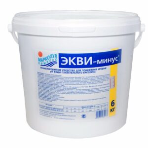 ЭКВИ-минус, 6 кг, ср-во для понижения рН, порошок