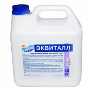 ЭКВИТАЛЛ, 3 л (3,6 кг), коагулянт, КАНИСТРА