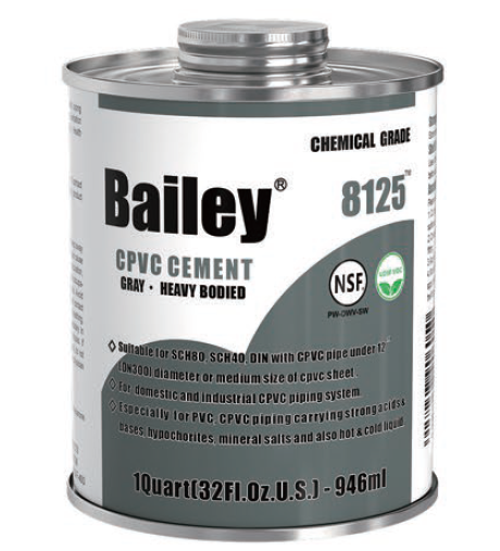 Клей L-8125 (946ml) Bailey для ХПВХ труб
