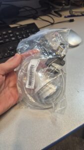 Пневмакнопка комплектная с трубкой + блок подключения